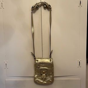 Juicy Couture crossbody gold bag purse